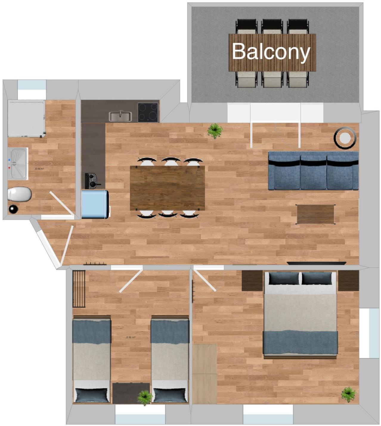 Moderne Wohnung Mit Parkplatz - Top Floor Остермундиген Экстерьер фото